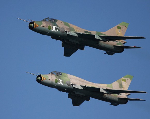 Líbiai Su-22-esek