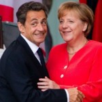 Angela Merkel és Nicolas Sarkozy találkozója Berlinben