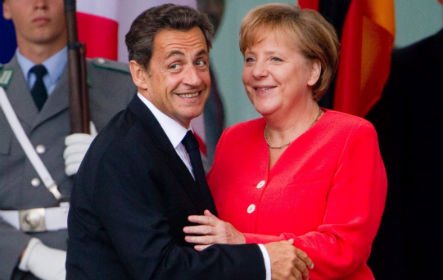 Angela Merkel és Nicolas Sarkozy találkozója Berlinben