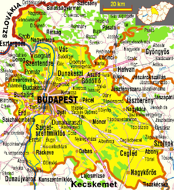 budapest megye térkép Kilencvennél is több település kezdeményezi Pest megye és Budapest  budapest megye térkép