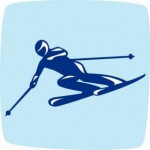Olympic pictogram_alpine skiing