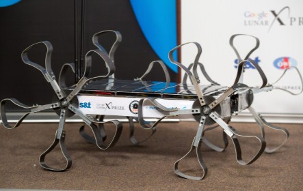 A magyar Puli holdjáró egyik prototípusa a MARS2013 szimuláción