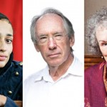 Zadie Smith, Ian McEwan and Margaret Atwood