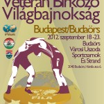 Veterán Birkózó vb Budaörs 2012 Plakat1