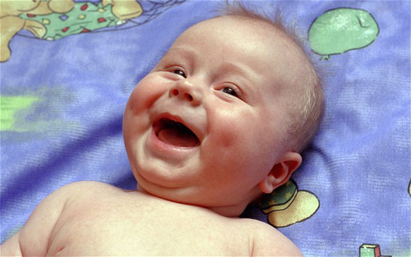 B3DPFT laughing baby boy