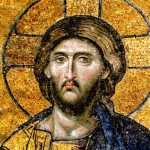 Jézus Krisztust ábrázoló ősi mozaik Törökországból, ahol az arámi volt a közös nyelv élete idején