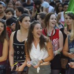 Érdeklődők a Pont Ott Parti hivatalos ponthatárváró rendezvényen a debreceni Campus Fesztiválon