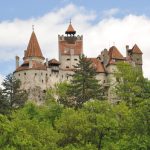 Dracula's Bran Castle in spring season